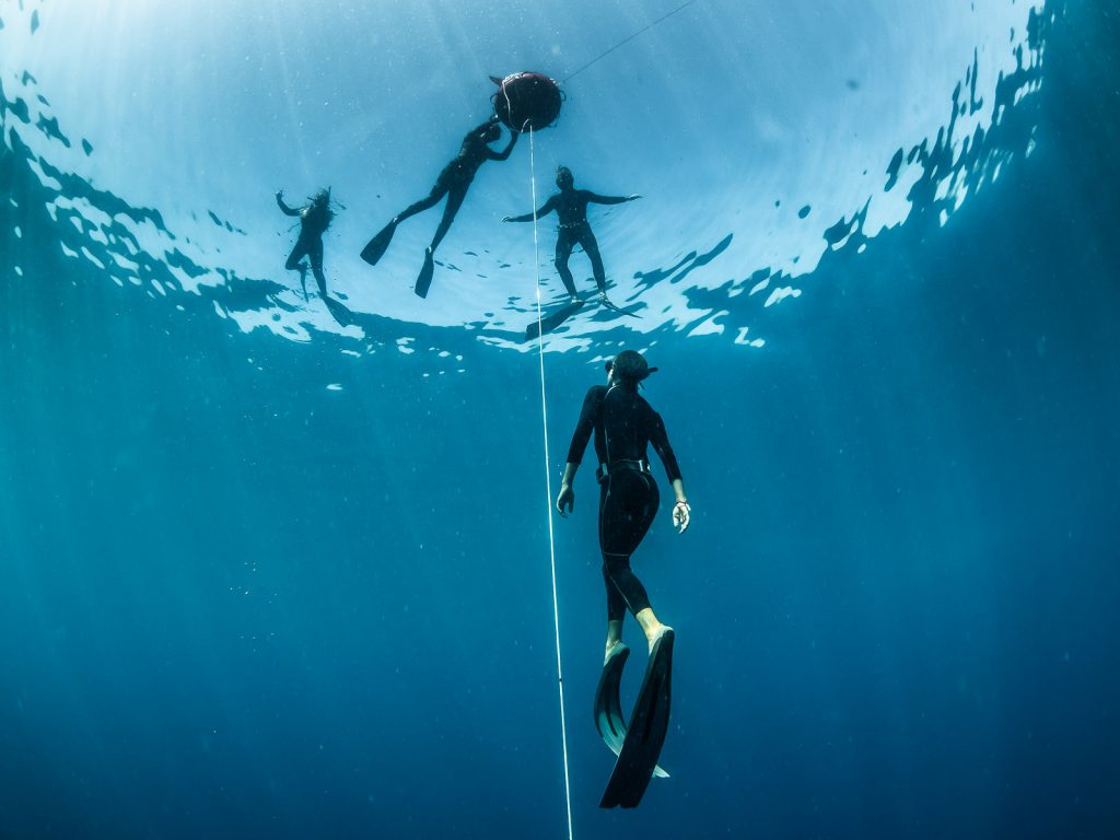 Freediving course in Amed Bali Indonesia